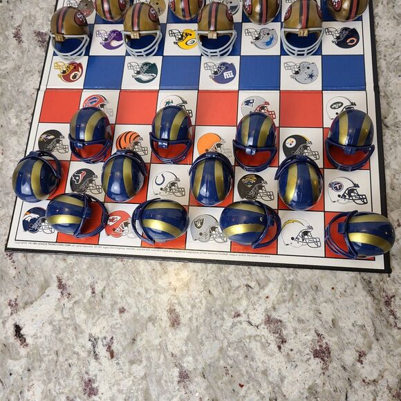 Vintage ST. LOUIS RAMS vs 49ers Checkers Game Set Rare! - Picture 16 of 16